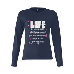 Life Is... Sunny Women's T-shirt (long-sleeve) (Model T07)