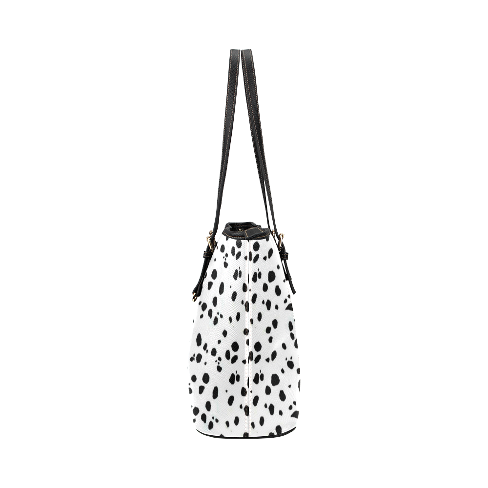 DALMATIAN Leather Tote Bag/Small (Model 1651)