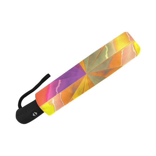 Autumn Bright Swirl Auto-Foldable Umbrella (Model U04)