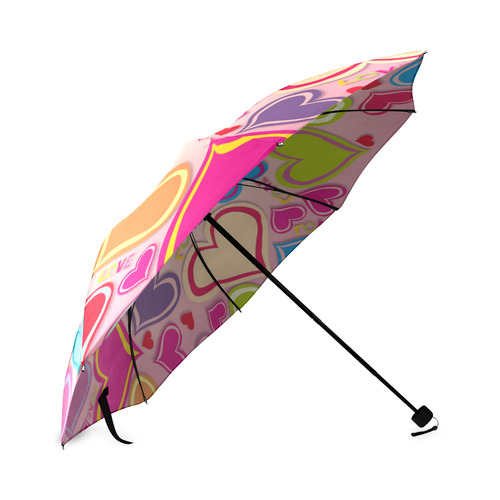COLORFUL HEARTS Foldable Umbrella (Model U01)