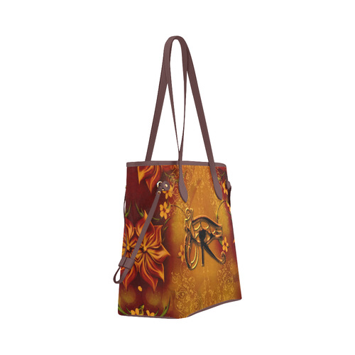 The all seeing eye Clover Canvas Tote Bag (Model 1661)