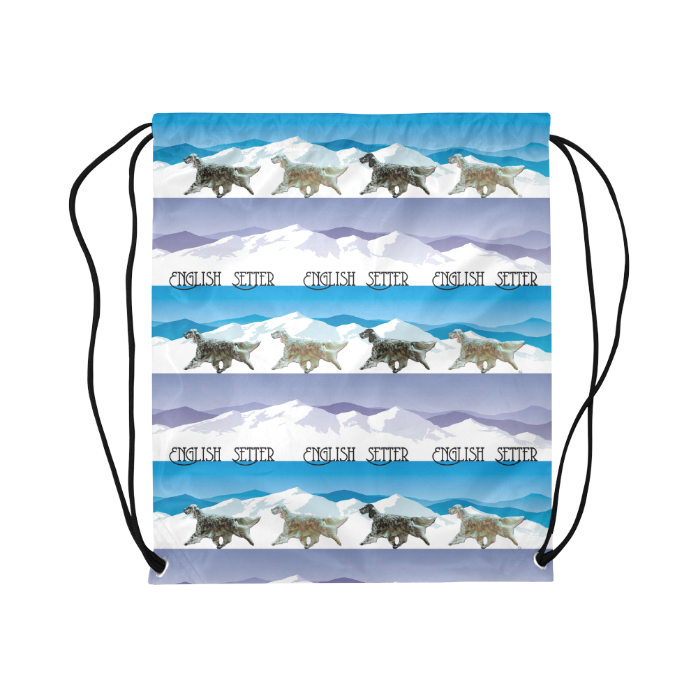 Eng Setters Rockin The Rockies Large Drawstring Bag Model 1604 (Twin Sides)  16.5"(W) * 19.3"(H)