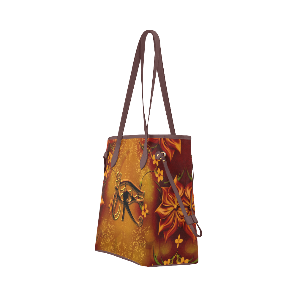 The all seeing eye Clover Canvas Tote Bag (Model 1661)