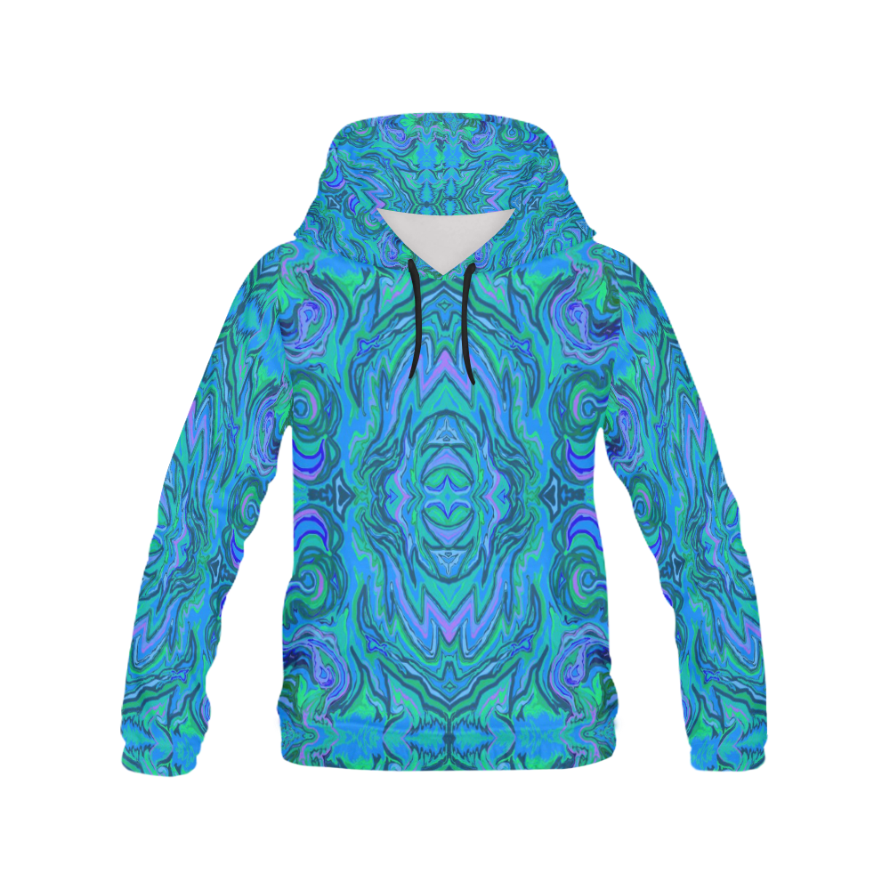 water art pattern All Over Print Hoodie for Women (USA Size) (Model H13)