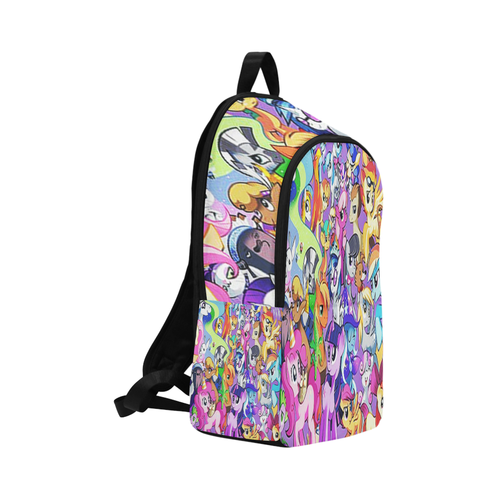 ponies Fabric Backpack for Adult (Model 1659)