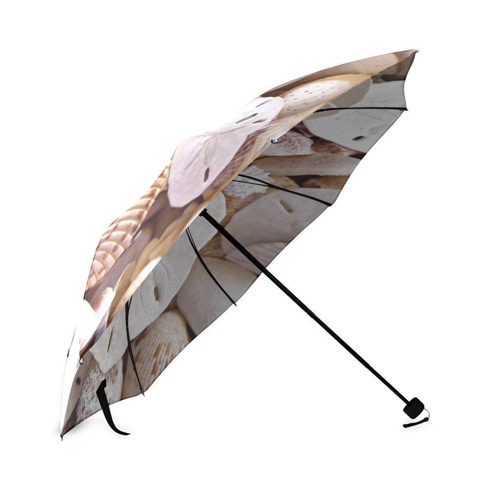 Seashells And Sand Dollars Foldable Umbrella (Model U01)