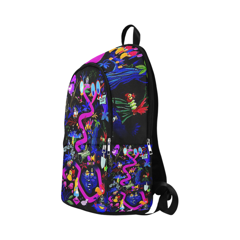 wondering/Alice Fabric Backpack for Adult (Model 1659)