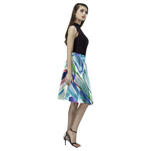 Sweet Sugarcane Melete Pleated Midi Skirt (Model D15)