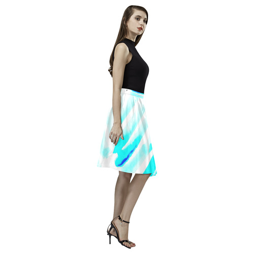 water Melete Pleated Midi Skirt (Model D15)