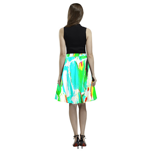 Bright Sugarcane Melete Pleated Midi Skirt (Model D15)