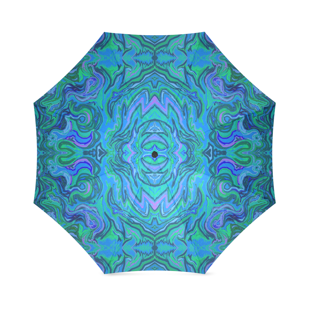water art pattern Foldable Umbrella (Model U01)