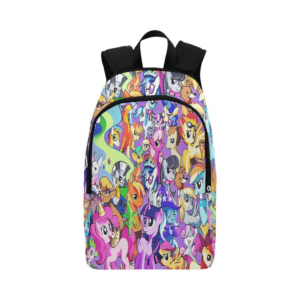 ponies Fabric Backpack for Adult (Model 1659)