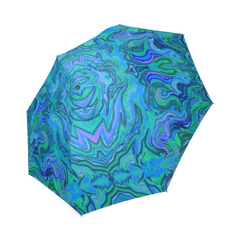 water art pattern Foldable Umbrella (Model U01)