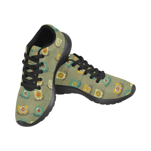 On the Line - Retro Telephone Pattern Men's Running Shoes/Large Size (Model 020)
