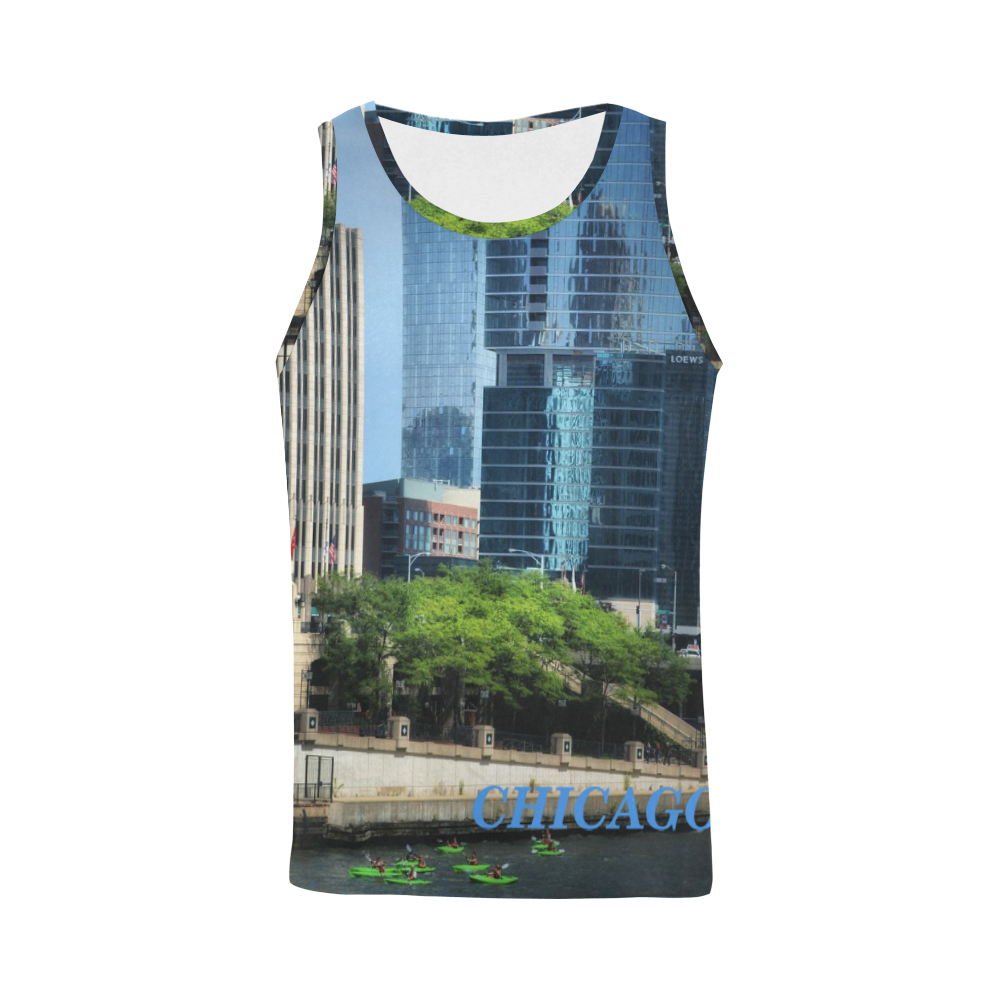 CHI All Over Print Tank Top for Men (Model T43)