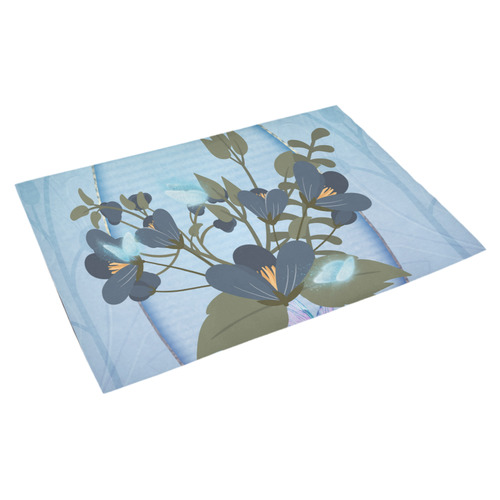 Floral design Azalea Doormat 30" x 18" (Sponge Material)