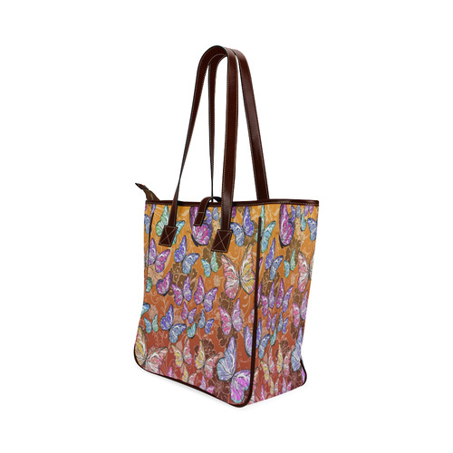 Shoulderbag Colorful Butterflies Juleez Classic Tote Bag (Model 1644)