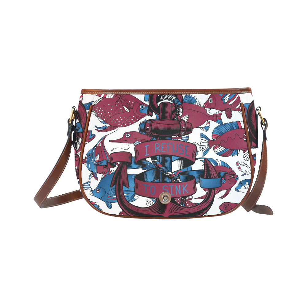 Anchor Saddle Bag/Small (Model 1649) Full Customization