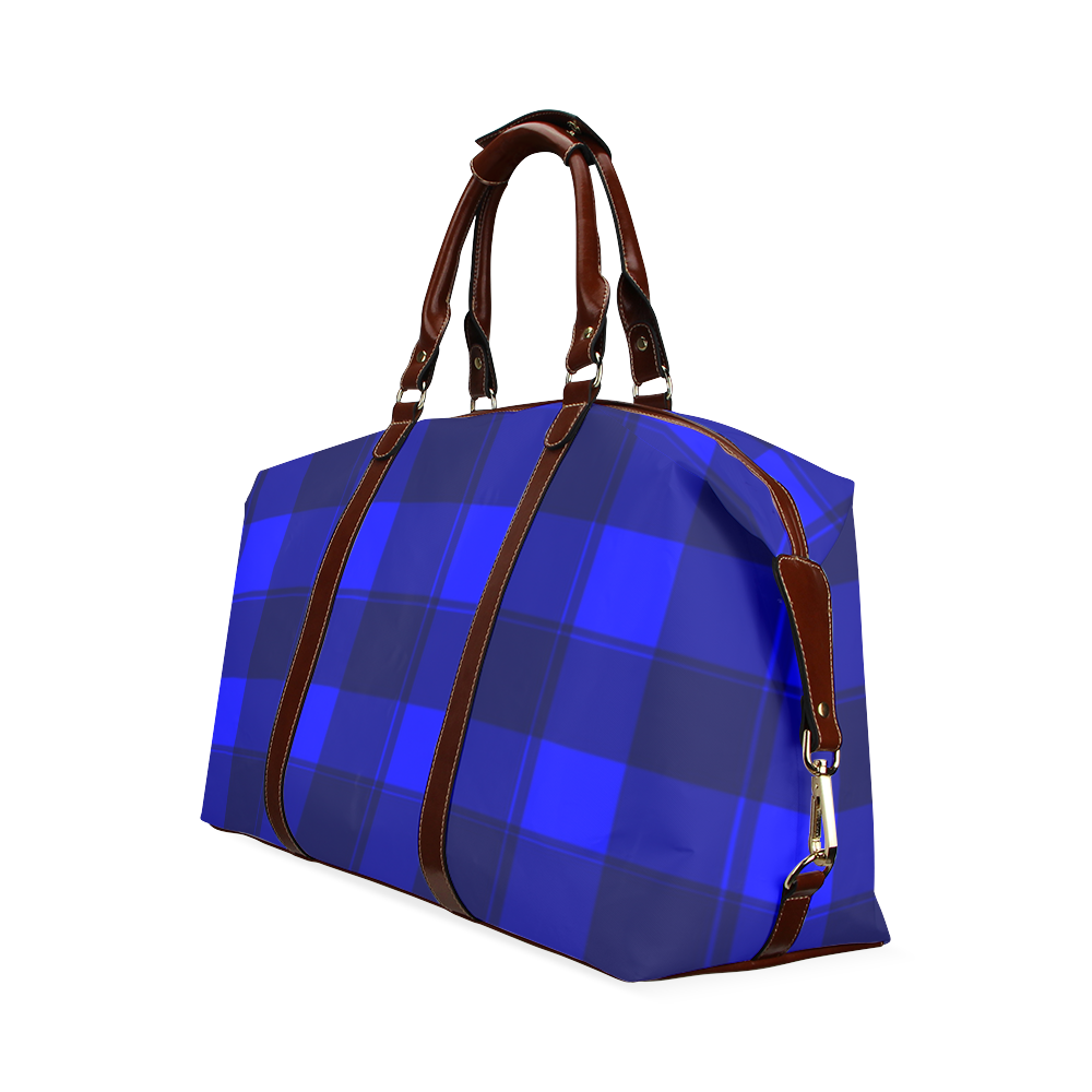 Blue Plaid - Travel Bag Classic Travel Bag (Model 1643) Remake