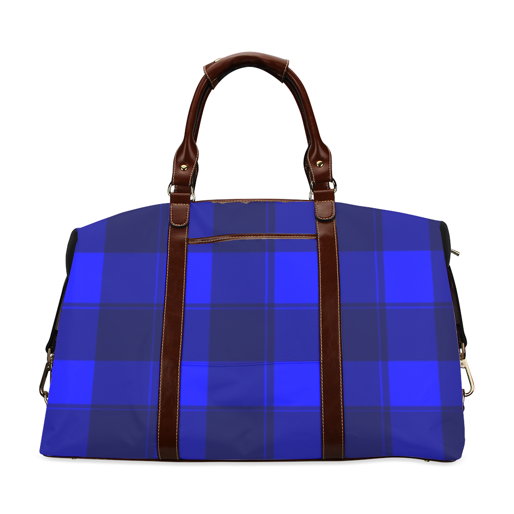 Blue Plaid - Travel Bag Classic Travel Bag (Model 1643) Remake