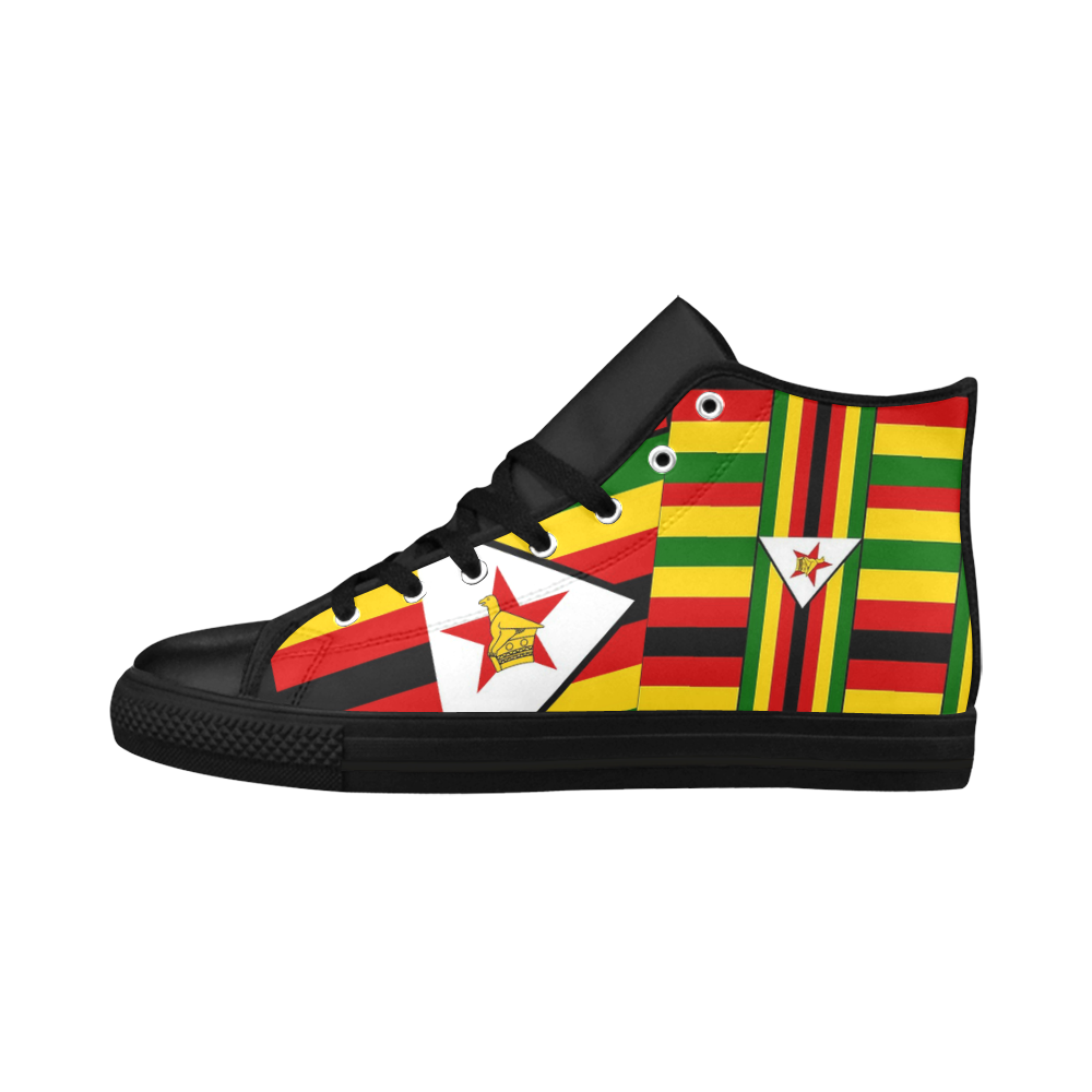 ZIMBABWE 3 Aquila High Top Microfiber Leather Men's Shoes/Large Size (Model 032)
