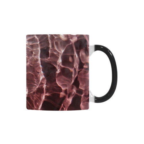 Dark Pink Light Ray Custom Morphing Mug