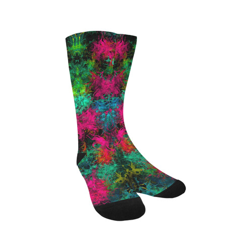 squiggly abstract B by JamColors Trouser Socks
