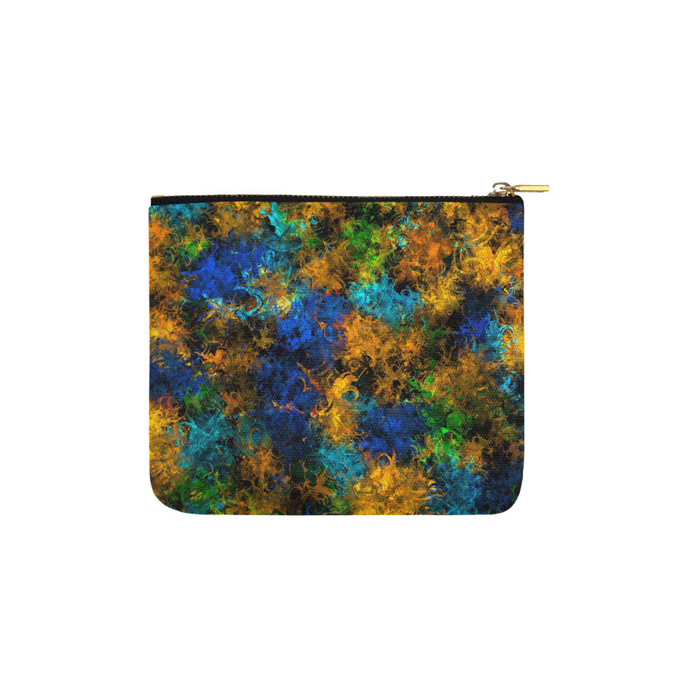 squiggly abstract C by JamColors Carry-All Pouch 6''x5''