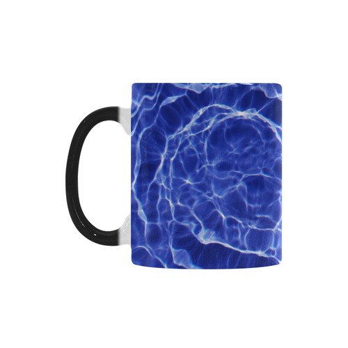 Blue Spiral Custom Morphing Mug