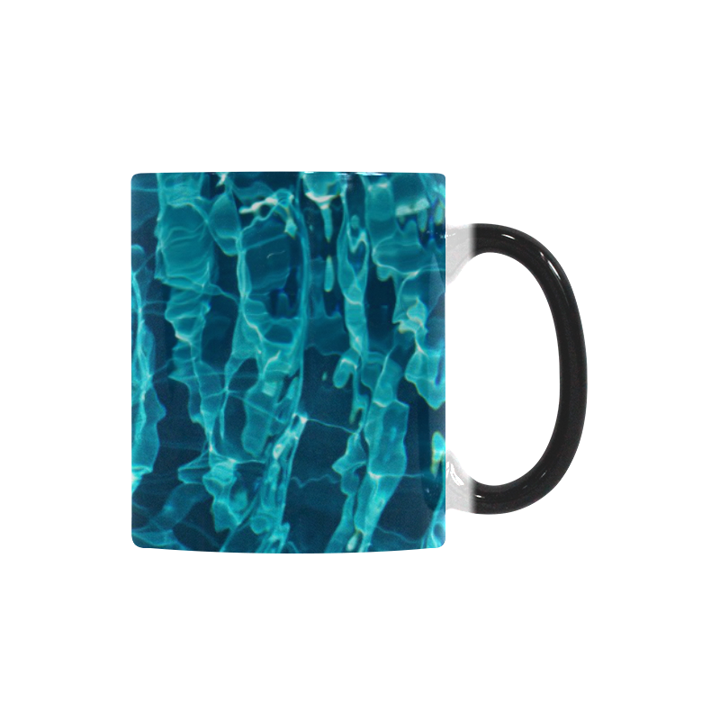 Blue Spiral Custom Morphing Mug