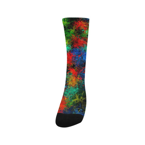 squiggly abstract A by JamColors Trouser Socks
