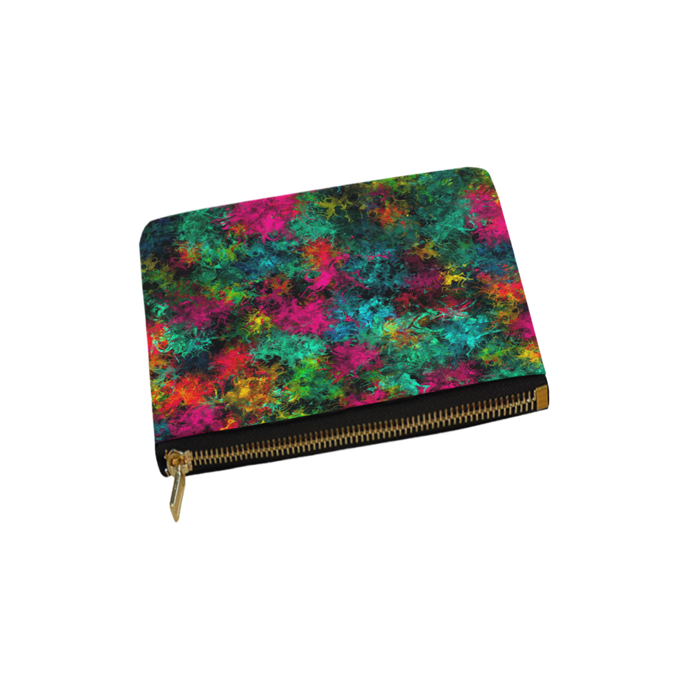 squiggly abstract B by JamColors Carry-All Pouch 6''x5''