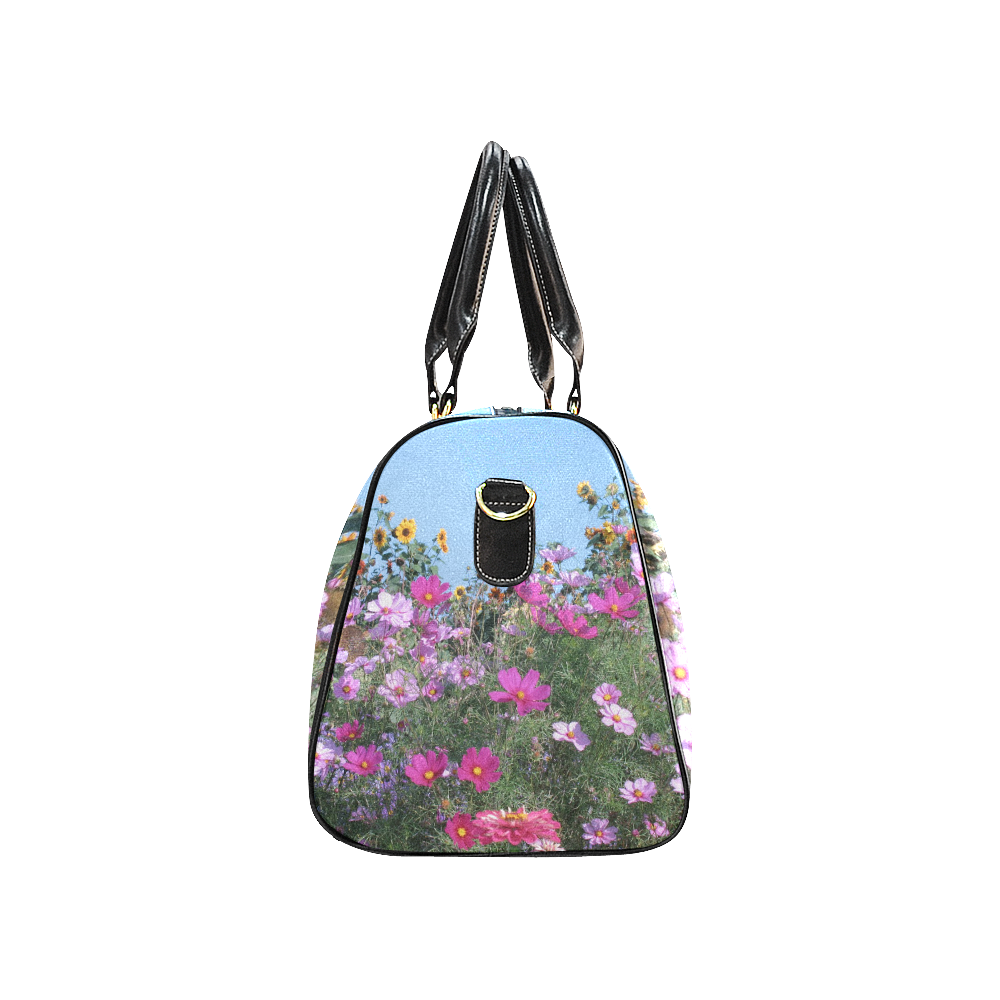Summer Flowers New Waterproof Travel Bag/Large (Model 1639)