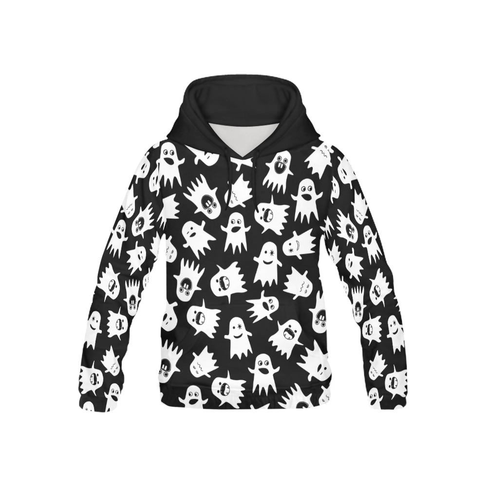 Halloween Ghosts All Over Print Hoodie for Kid (USA Size) (Model H13)