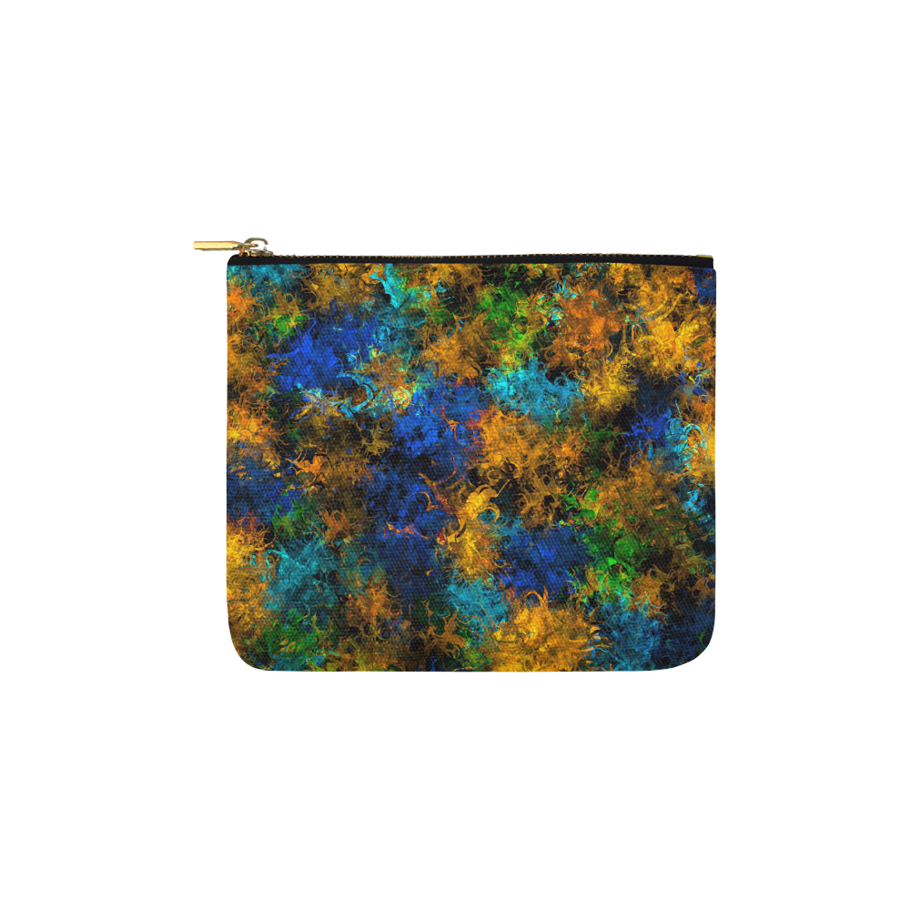 squiggly abstract C by JamColors Carry-All Pouch 6''x5''