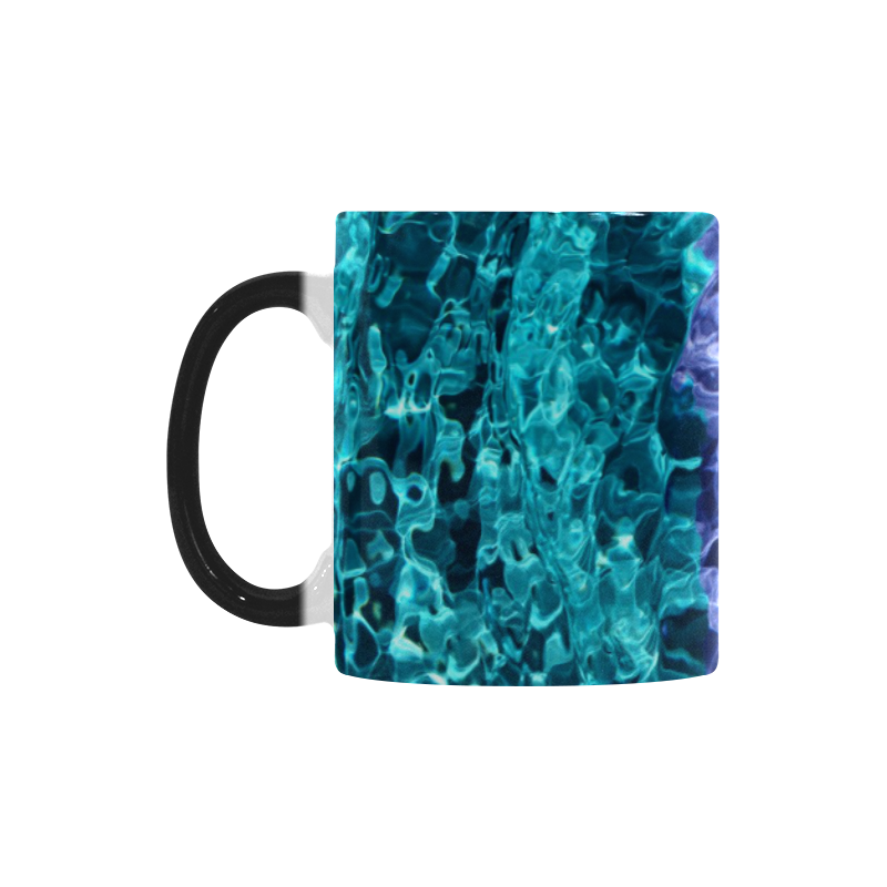 Electric Blue Globes Custom Morphing Mug