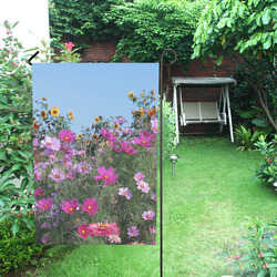 Summer Flowers Garden Flag 28''x40'' （Without Flagpole）
