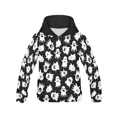 Halloween Ghosts All Over Print Hoodie for Men (USA Size) (Model H13)
