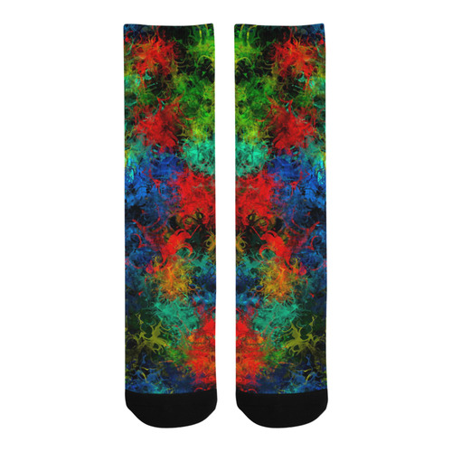 squiggly abstract A by JamColors Trouser Socks