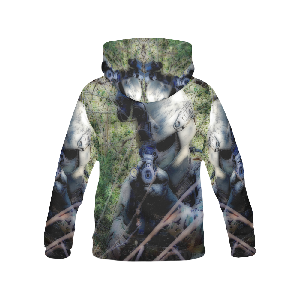 020716~8537 In Sight All Over Print Hoodie for Women (USA Size) (Model H13)