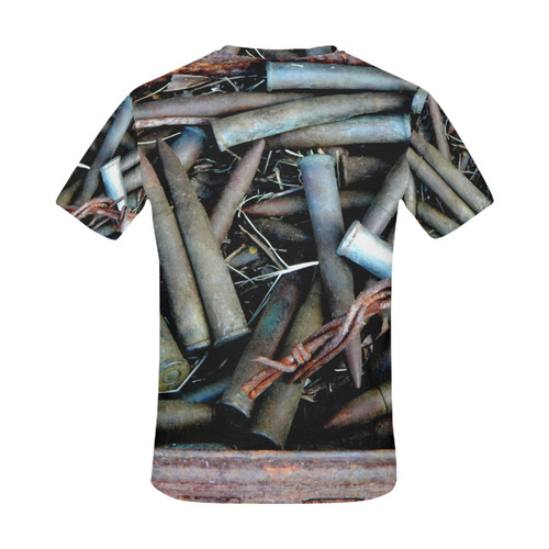081817~9806 Old Ammo Box All Over Print T-Shirt for Men (USA Size) (Model T40)