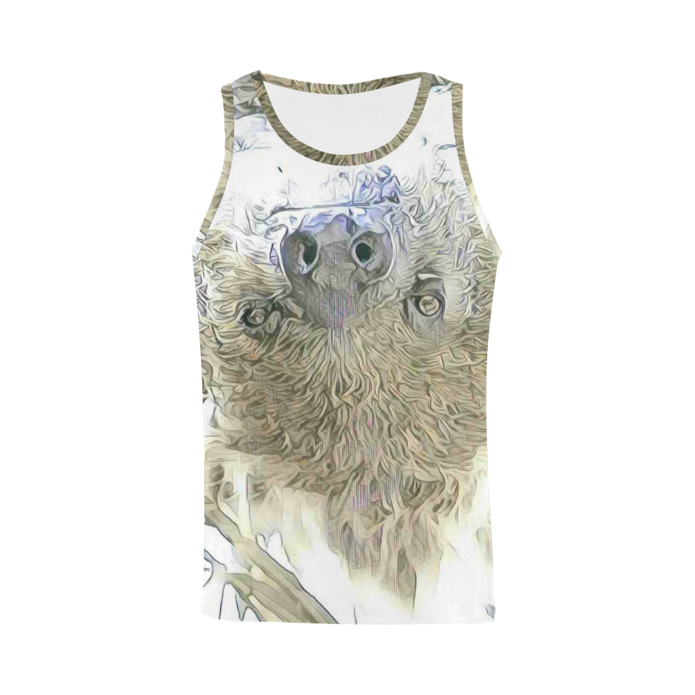 fascinating altered animals - Sloth  by JamColors All Over Print Tank Top for Men (Model T43)