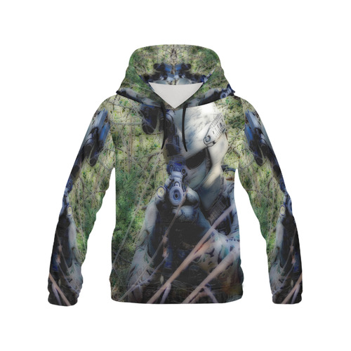 020716~8537 In Sight All Over Print Hoodie for Women (USA Size) (Model H13)