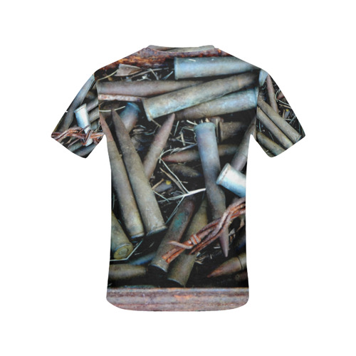 081817~9806 Old Ammo Box All Over Print T-Shirt for Women (USA Size) (Model T40)