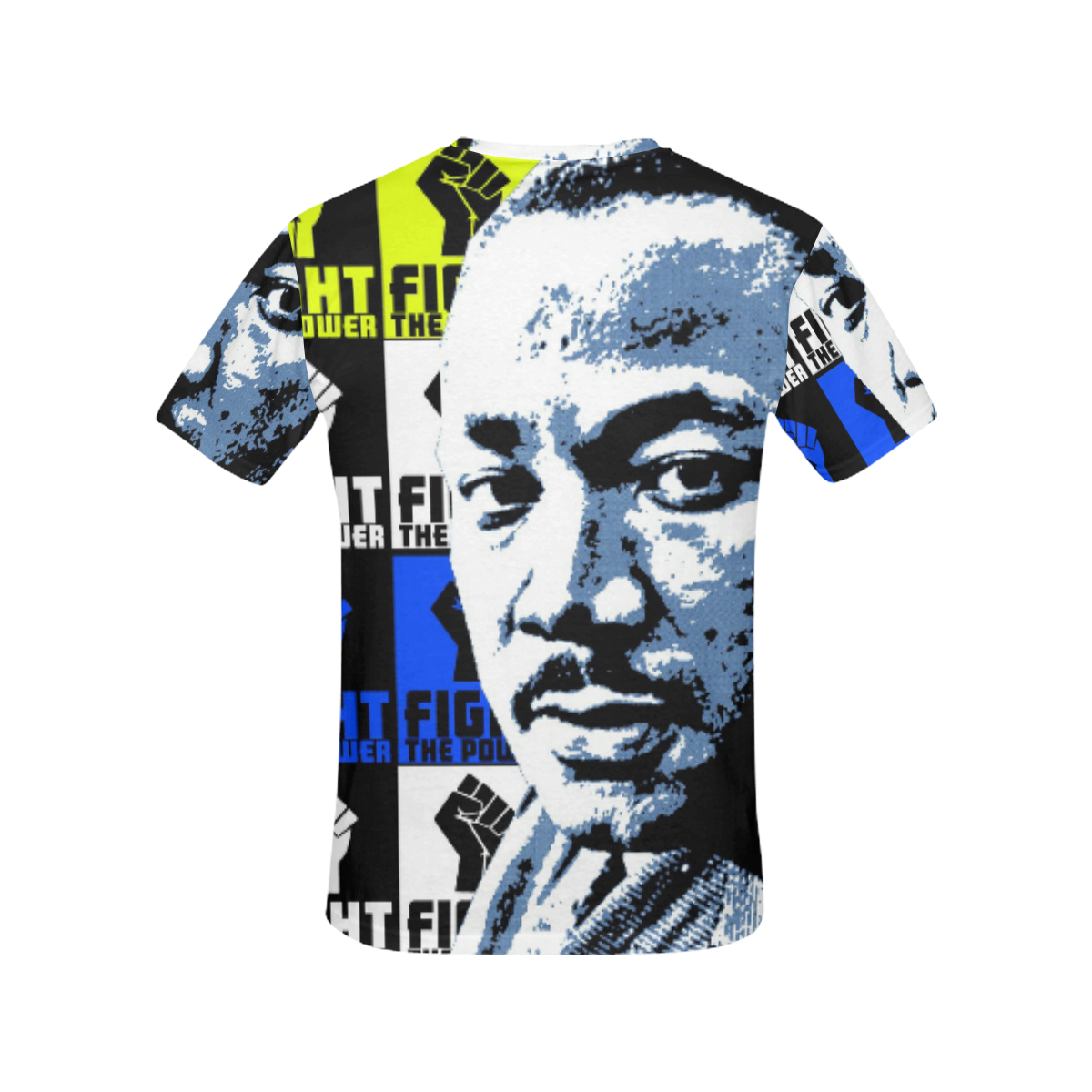 FIGHT THE POWER-2 MLK All Over Print T-Shirt for Women (USA Size) (Model T40)