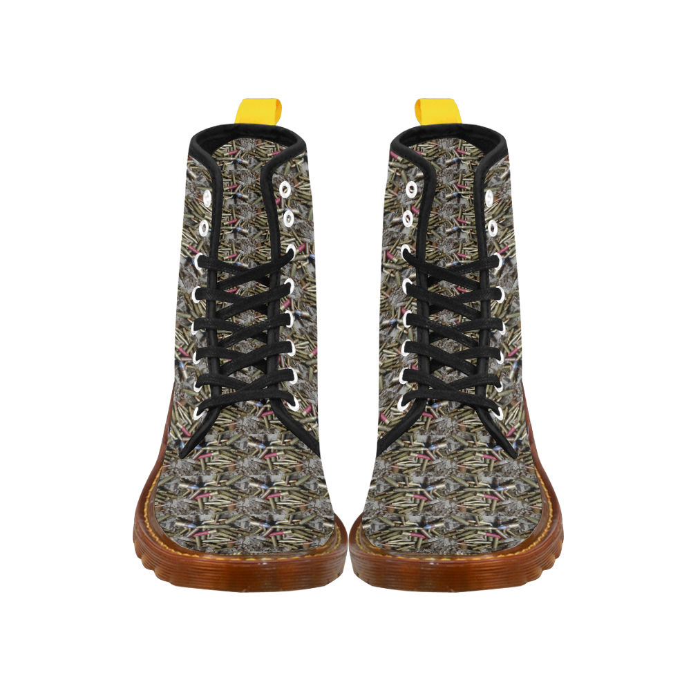 081817~9831 Mix of Bullets Pattern 1f Martin Boots For Women Model 1203H