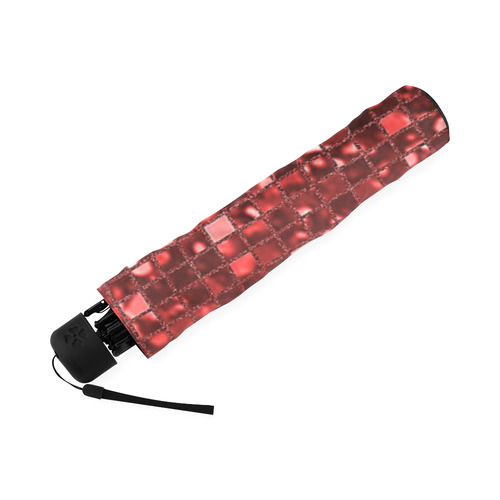 Ruby Red Sparkle Foldable Umbrella (Model U01)