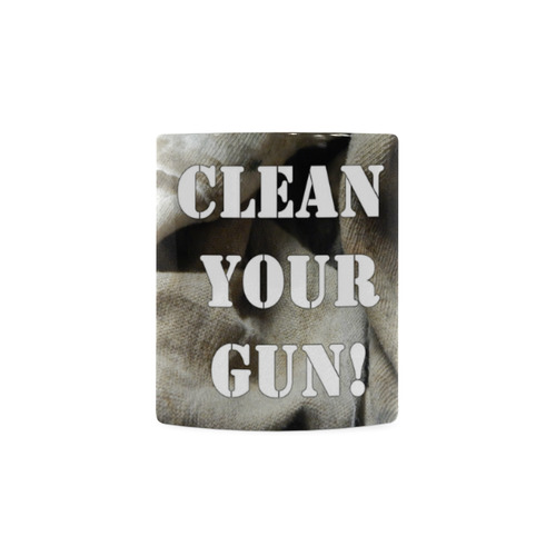 081817~9845 Rags2 Clean Your Gun White Mug(11OZ)