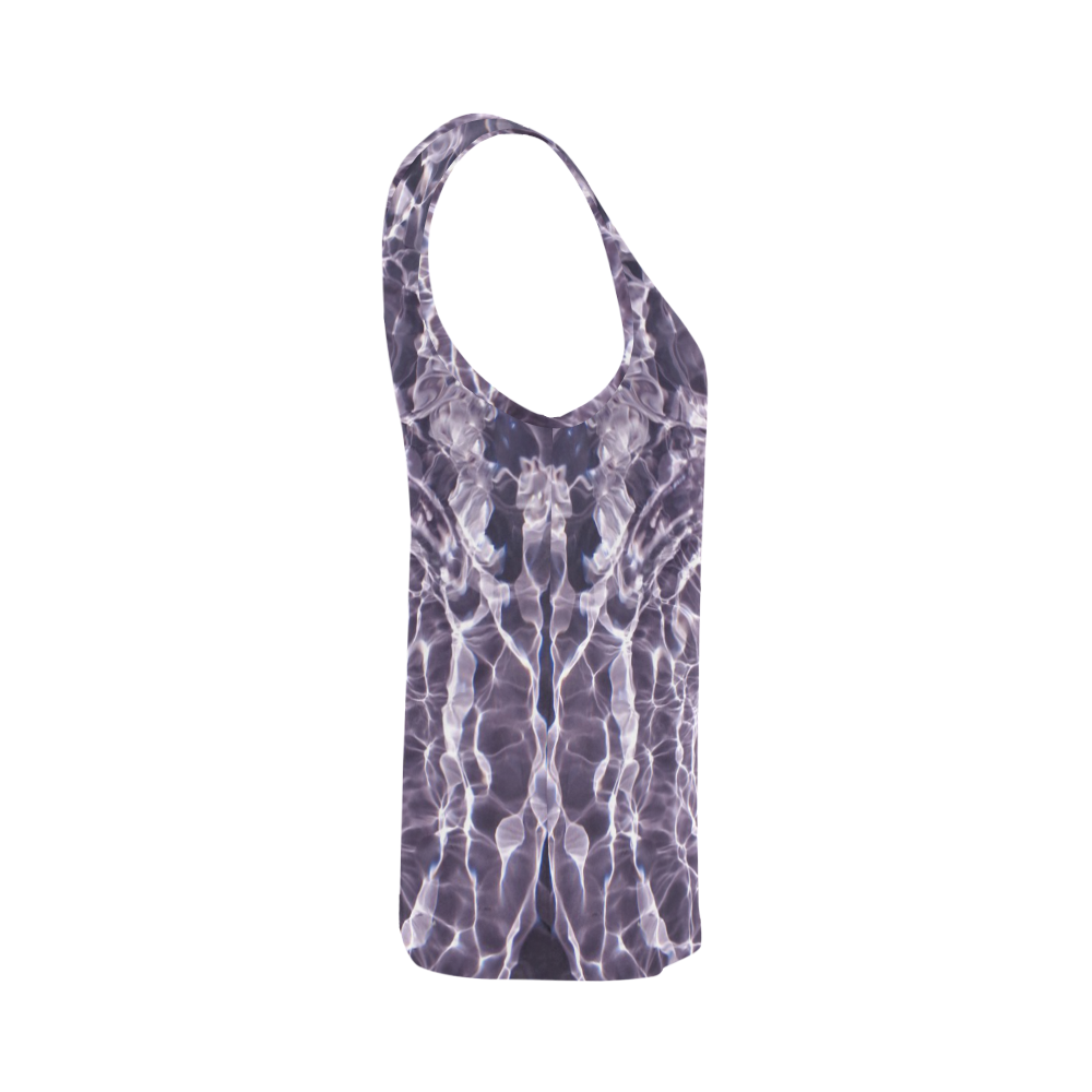 Violaceous Soul All Over Print Tank Top for Women (Model T43)