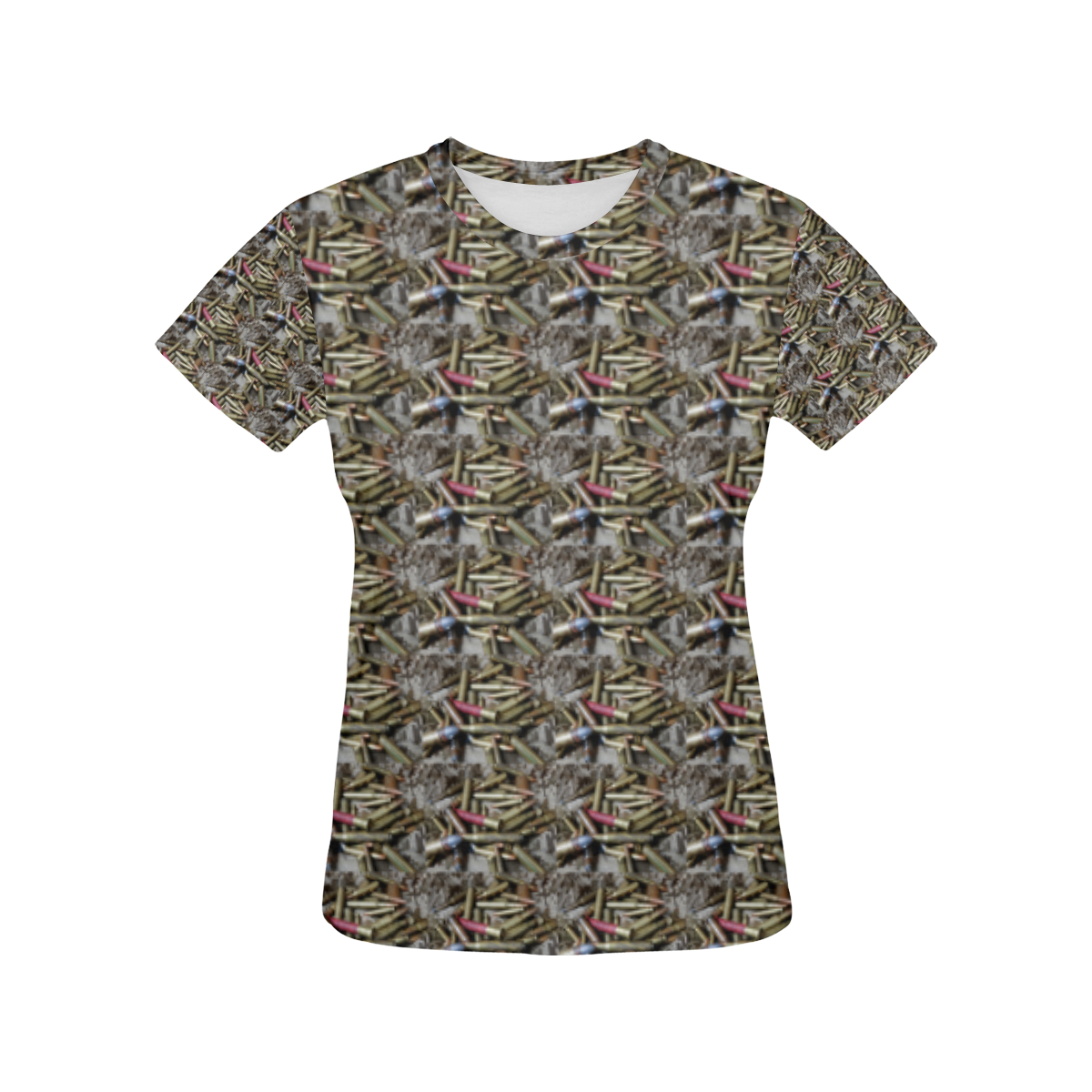 081817~9831 Mix of Bullets_Pattern 1f All Over Print T-Shirt for Women (USA Size) (Model T40)